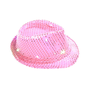 Rendez vos soirées inoubliables avec notre Chapeau Lumineux Sequin Rose Gold, un must-have pour toute célébration glamour et festive !