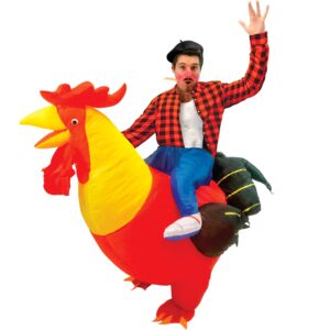 Costume auto-gonflable, donne un effet visuel hilarant et démesuré