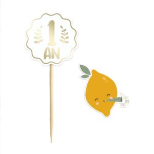 Transformez votre table d'anniversaire avec nos Pics et Déco Table 1er Anniversaire. Commandez maintenant pour une fête pleine de charme et de convivialité !
