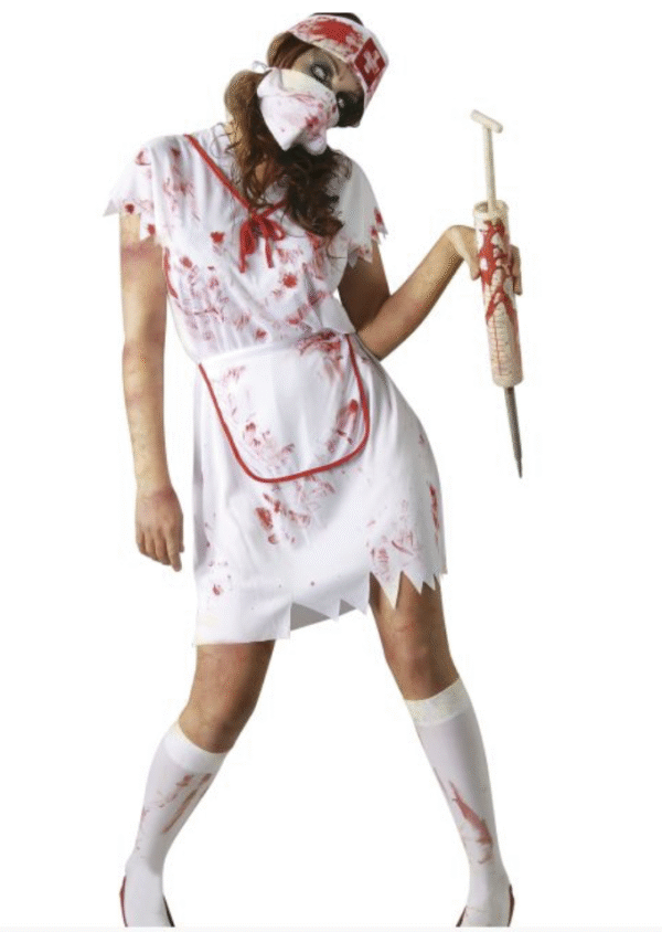 Déguisement infirmière zombie, halloween