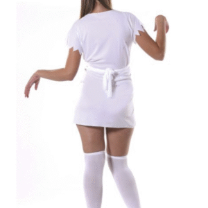 Coiffe, Tablier, Masque, Robe, costume infirmiere zombie halloween