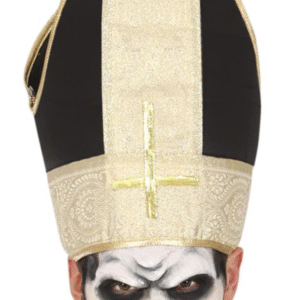 Déguisement pape sombre avec chapeau halloween