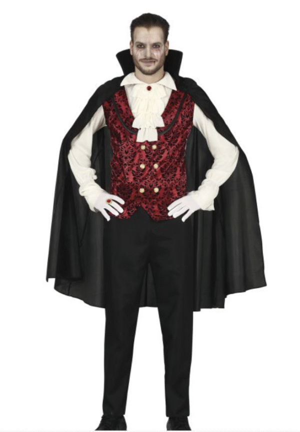 Deguisement-vampire-homme-halloween cape