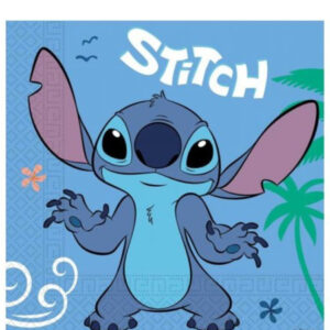 serviettes stitch anniversaire enfant licence Disney
