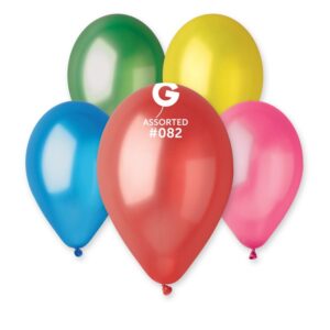 metallic-assorted ballon multicolor métallisé, décoration, arche, hélium