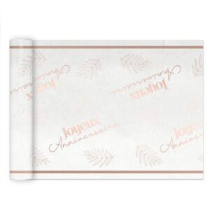 Chemin de table brillant anniversaire