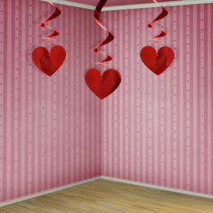 Canon à pétales de roses rouges pour mariage, anniversaire, Saint-Valentin