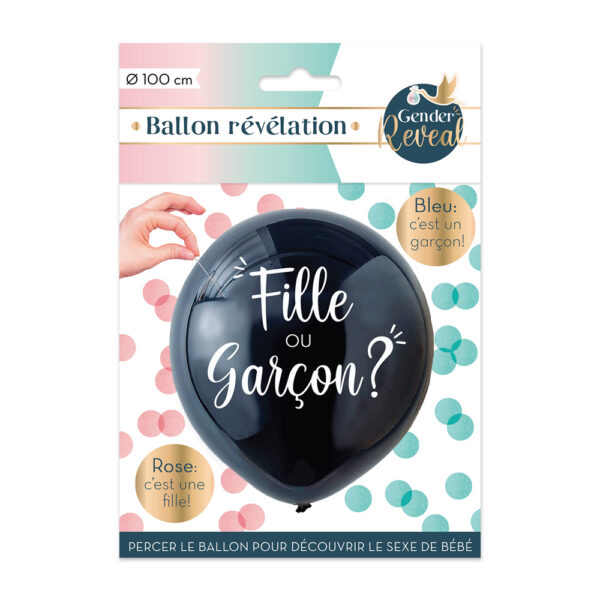 Découvrez le sexe de votre bébé avec notre ballon de révélation de genre !