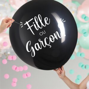 Découvrez le sexe de votre bébé avec notre ballon de révélation de genre !
