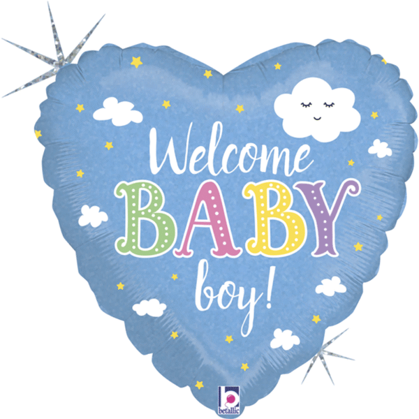 Ballon-coeur-Welcome-Baby-Boy-baby-shower-naissance