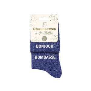 CHAUSSETTES PAILLETTES DUO BONJOUR BOMBASSE.