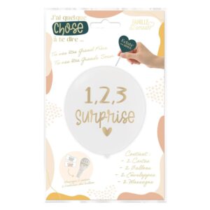 Offrez à votre enfant une annonce originale et inoubliable avec notre carte ballon "Tu vas être grand frère/grande sœur". Cette carte surprise est le moyen idéal pour révéler l'arrivée d'un nouveau membre dans la famille. Le petit ballon à gonfler à l'intérieur de la carte dévoilera la grande nouvelle et créera un moment de partage et d'émotion.