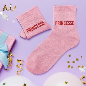 Chaussettes paillettes Princesse
