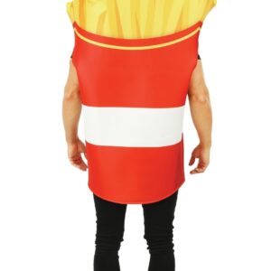 Ce déguisement de frite géante est parfait pour les amateurs de fast-food et les personnes à la recherche d'un déguisement original et amusant