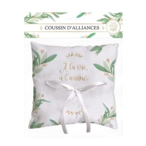 Coussin pour alliances, mariage, fiançailles