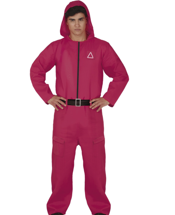 Déguisement Gamer composé d'une combinaison avec capuche et 3 patchs interchangeables, en tissu confortable