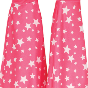 Déguisement de Cowgirl rose comprenant un gilet, un pantalon et un foulard à motifs