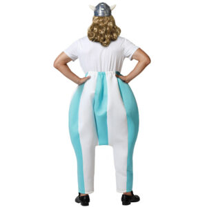 Déguisement gaulois bleu .adulte idéal pour le carnaval ou les fêtes des pays du monde. Contenu - 1 t-shirt et 1 pantalon avec ceinture.