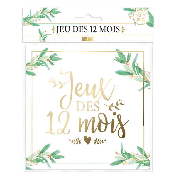 JEU DES 12 MOIS "VIVE LES MARIES".