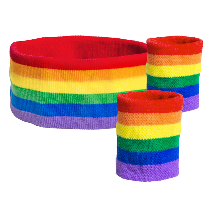 Arbordez les couleurs de l'arc-en-ciel avec ce kit de bracelets et bandeau !