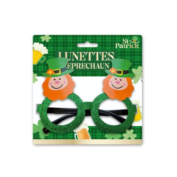 LUNETTES LEPRECHAUN SAINT PATRICK accessoires déguisements