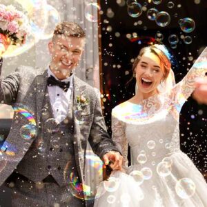 MACHINE A BULLES MARIAGE. Idéale pour créer une ambiance féerique photo