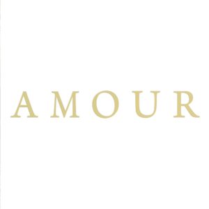 STICKERS LETTRES DOREES AMOUR. saint valentin