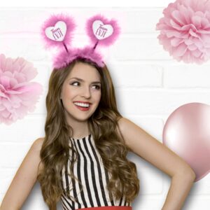 Soyez la reine de l'EVJF avec ce serre-tête féérique ! Les plumes douces et les paillettes apporteront une touche de glamour à votre tenue. Vous et vos amies serez les stars de la soirée !