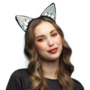 Libérez votre côté félin avec cette tiare chat étincelante !