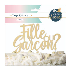 Ce topper de gâteau est bien plus qu'une simple décoration. C'est le point central de votre révélation de genre. Il créera un moment magique et mémorable pour vous et vos invités.