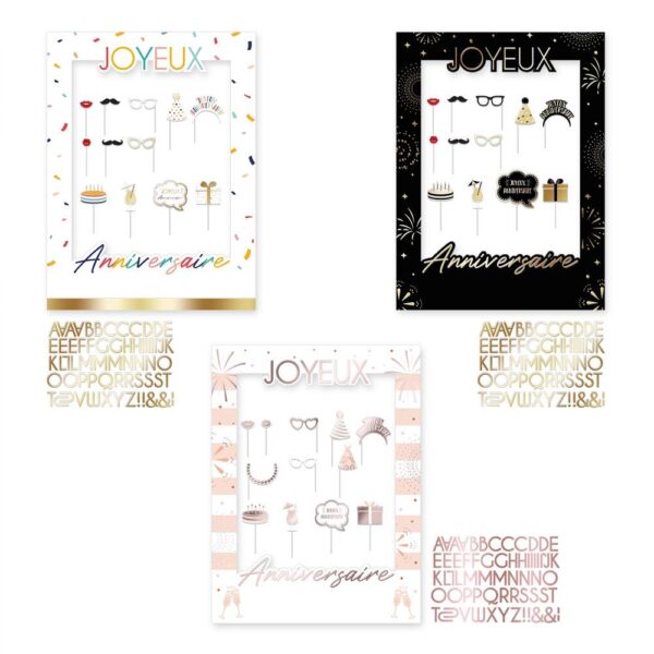 cadres et accessoires Photobooth personnalisables