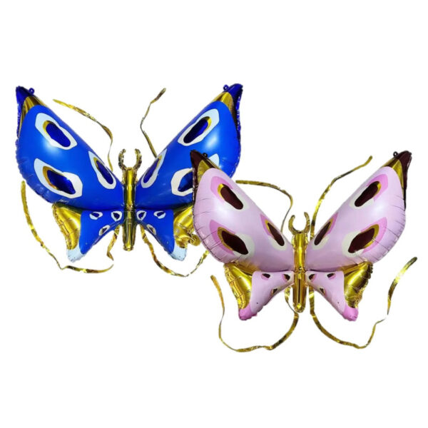 papillon-aile-foil-118-x-76-cm-2-coloris-assortis, carnaval, thème animaux