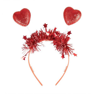 Ce serre-tête orné de cœurs et d'étoiles est l'accessoire idéal pour ajouter une touche de romantisme à votre tenue. Confortable et élégant, il vous fera briller de mille feux