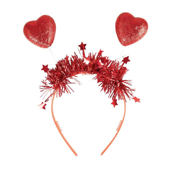 Ce serre-tête orné de cœurs et d'étoiles est l'accessoire idéal pour ajouter une touche de romantisme à votre tenue. Confortable et élégant, il vous fera briller de mille feux