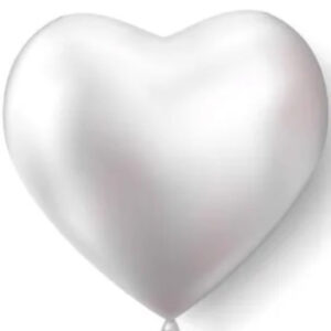 Apportez une touche de pureté à votre événement avec le Ballon Cœur Blanc. En latex résistant, il est parfait pour les mariages, baptêmes et baby showers.