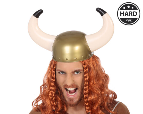 Ce casque de Viking or et blanc est l’accessoire rêvé pour tout amateur de culture nordique ou pour quiconque désire incarner un héros légendaire. Avec son style royal et sa finition de qualité, il apportera à votre déguisement une allure épique digne des plus grands guerriers !