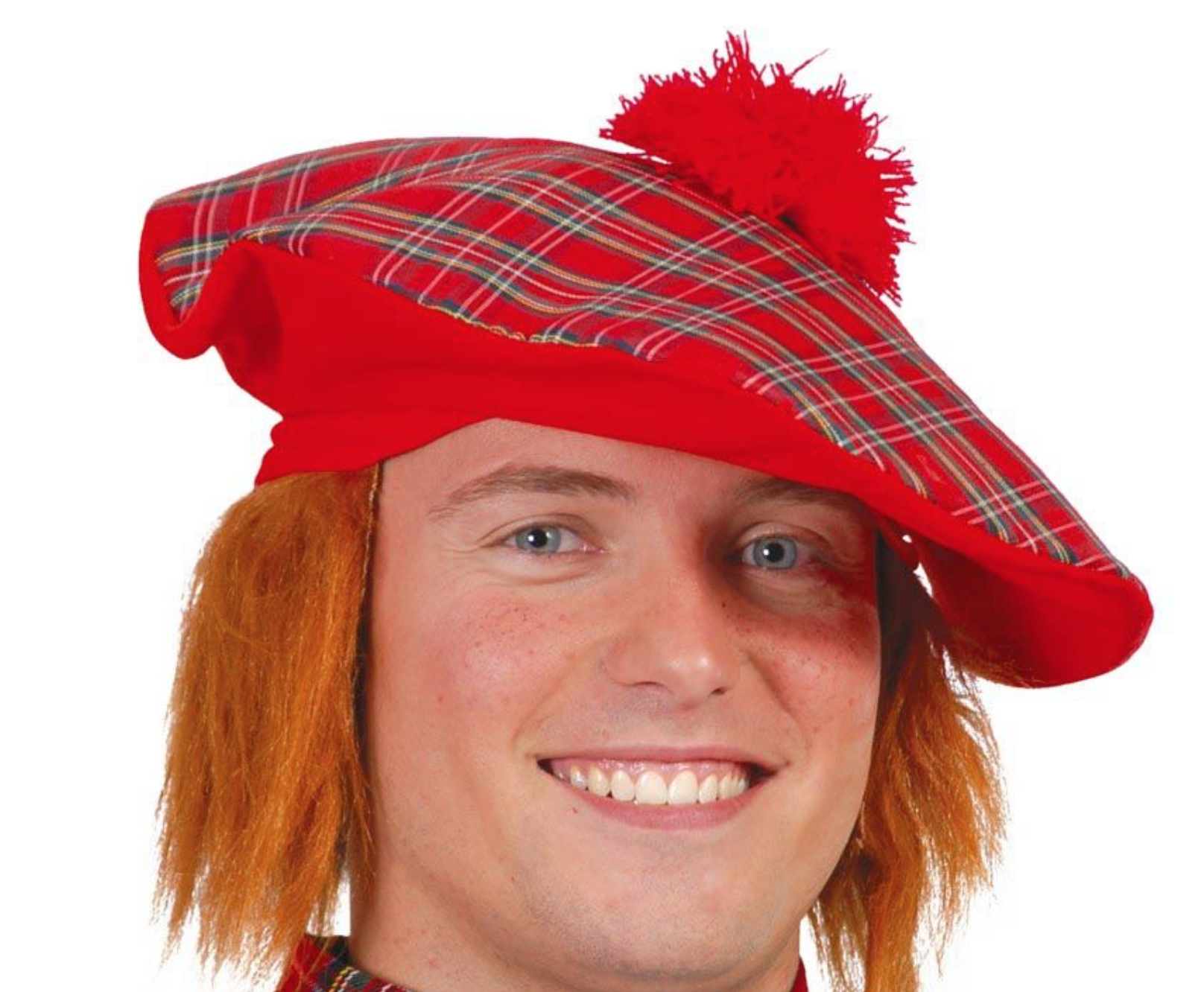 Enfilez ce couvre-chef et attendez-vous à des éclats de rire assurés ! Que ce soit pour une soirée déguisée ou un événement festif, ce chapeau écossais avec cheveux fera sensation et garantira une touche humoristique à votre tenue.