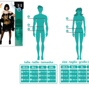 Plongez dans l’univers des cabarets luxueux et des revues parisiennes avec ce Déguisement Cabaret Doré ! Avec son tissu scintillant et sa coupe élégante, il est parfait pour celles qui veulent faire le show et capter tous les regards. Un costume idéal pour incarner une artiste de cabaret, une meneuse de revue ou une danseuse burlesque avec charme et audace.