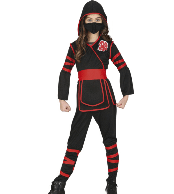Avec ce déguisement complet de ninja, votre enfant ou vous pourrez incarner un guerrier furtif et agile, prêt à exécuter des missions secrètes en toute discrétion. Halloween, Carnaval, fêtes costumées ou jeux de rôle, ce costume garantit une immersion totale et un look digne des plus grands maîtres du Ninjutsu !