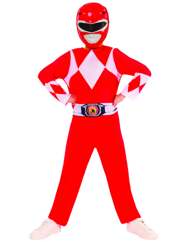 Un déguisement 100% Power Ranger™ pour un enfant héros ! Ce déguisement Power Ranger™ Rouge classique transformera votre enfant en un véritable héros, prêt à défendre la Terre contre les menaces intergalactiques. Avec sa combinaison ornée de motifs d'armure et sa ceinture emblématique, il ne manquera pas de faire tourner les têtes et d’inspirer ses camarades. Que ce soit pour une fête à thème ou pour une journée de jeu, il est certain que votre enfant se sentira prêt à sauver la planète avec style !