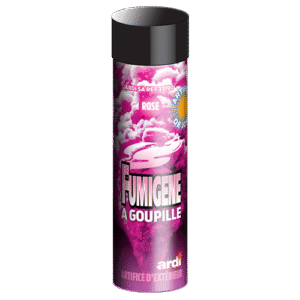 FUMIGÈNE À GOUPILLE 1 MN ROSE