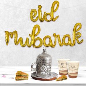 Célébrez l'Aïd avec éclat grâce à notre guirlande gonflable "Eid Mubarak" !