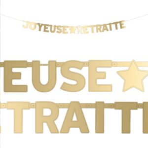 Célébrez une nouvelle vie avec notre guirlande "Joyeuse Retraite" !