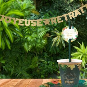 Célébrez une nouvelle vie avec notre guirlande "Joyeuse Retraite" !