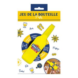 Oubliez les apéros ennuyeux et préparez-vous à des fous rires garantis avec le Jeu de la Bouteille "Pastis" ! Simple et efficace, ce jeu d’ambiance va pimenter vos soirées entre amis. Faites tourner la bouteille et laissez la partie haute vous attribuer un gage… Bonne chance, il va falloir assumer ! 😜
