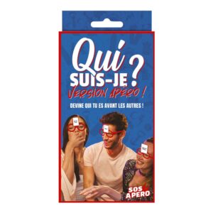 Qui Suis-Je ? version Apéro, c’est le jeu idéal pour vos soirées entre amis ! Le principe est simple : deviner le personnage qui se cache sur votre tête en posant des questions. Mais attention, si vous vous trompez… c’est gages et shots à gogo ! Et si vous devinez, c’est tout le monde boit sauf vous – et ça, c’est un vrai privilège. 🍻🎉