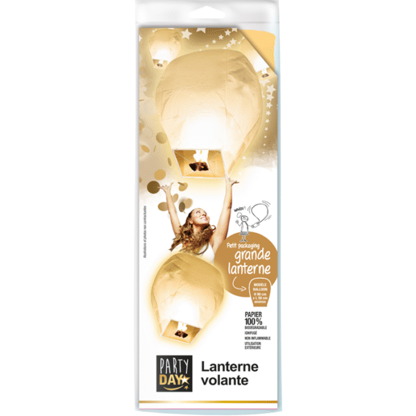Faites briller vos vœux avec élégance ! La lanterne volante blanche apporte une touche poétique à vos événements. Un geste simple mais chargé de sens, pour créer des souvenirs lumineux et inoubliables.
