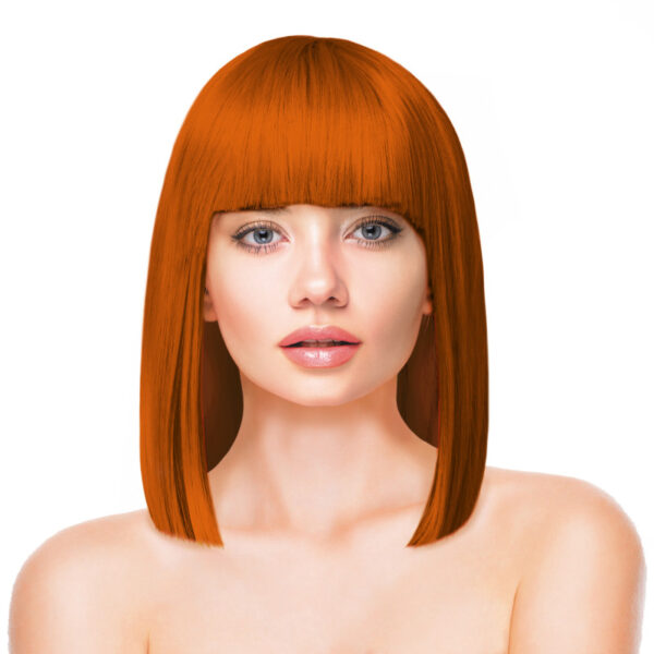 Avec ses cheveux roux vibrants, cette perruque est idéale pour ajouter une touche de folie et de style à vos déguisements ou à vos tenues de soirée. Que vous souhaitiez vous transformer en danseuse de cabaret ou en star des années 70, cette perruque Crazy Rousse vous donnera le look parfait pour éblouir et danser toute la nuit !