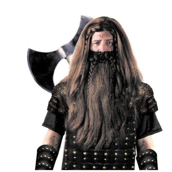 Incarnez un guerrier Viking légendaire avec cette perruque et barbe Viking ! Que vous soyez en quête d'un costume pour une soirée à thème, un carnaval ou une performance théâtrale, cet ensemble vous apportera un look authentique et puissant. Avec ses détails soignés, vous serez prêt à embarquer dans des aventures épiques, à conquérir des royaumes et à défier vos ennemis ! ⚔️🌍
