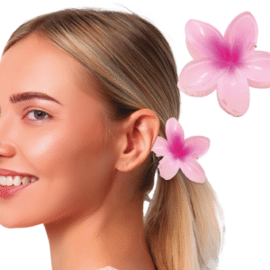 Ajoutez une touche de fraîcheur et de couleur à votre coiffure avec cette pince à cheveux Fleur, parfaite pour toutes vos fêtes, soirées d'été ou déguisements. Déclinée en bleu, jaune, blanc, rose ou rouge, cette pince illumine votre tenue et s’adapte à toutes vos envies, du look bohème au style tropical !
